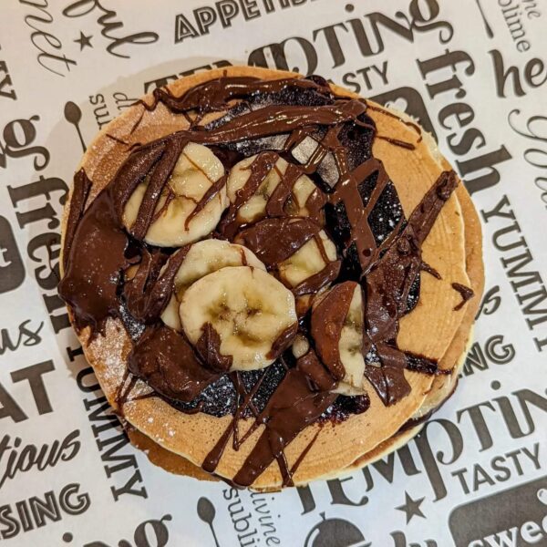 Nutella and Banana Pancakes